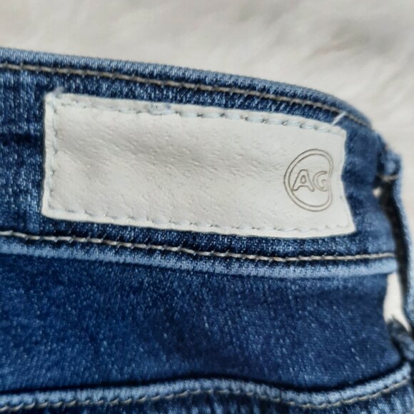 AG Adriano Goldschmied Women's Blue Super Skinny Ankle Denim Jeans 25R - Picture 7 of 10